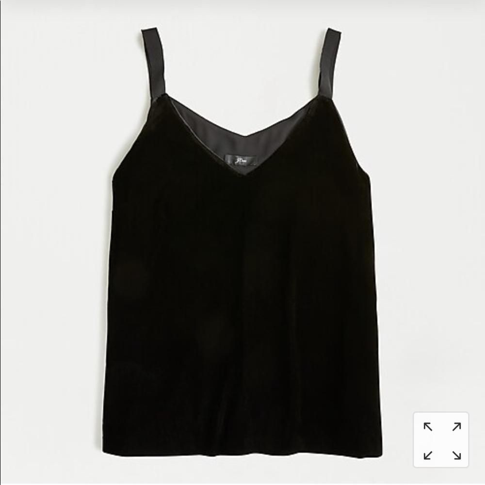 J.Crew Drapey Velvet Camisole